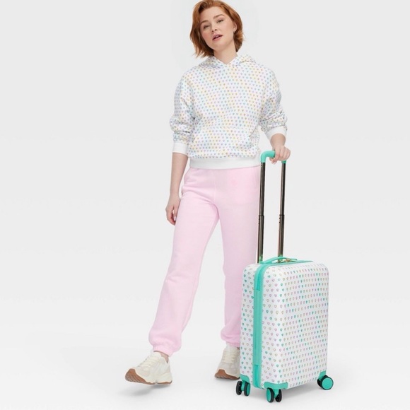 Roller Rabbit X Target Multicolor Heart Print Suitcase - Picture 2 of 3